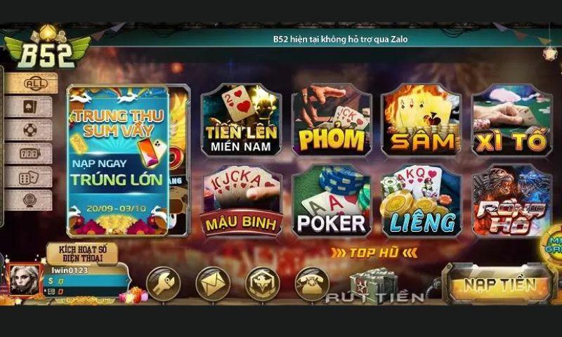 Game bài đổi thưởng B52 Club