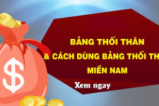 Bảng thối thân hồi số - Hướng dẫn dùng bảng thối thân miền Nam chuẩn